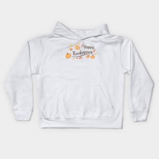 Happy Thanksgiving Kids Hoodie